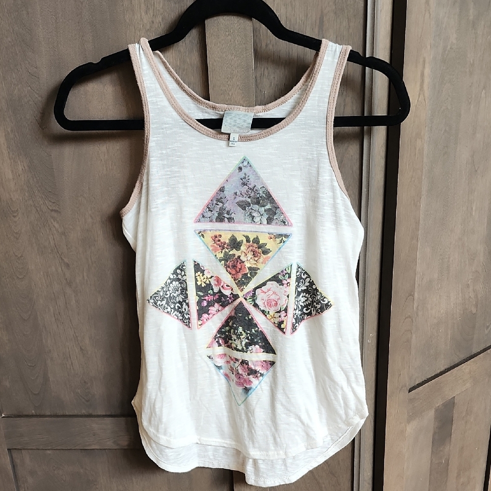 Freshwear Floral Geometric Tank Top